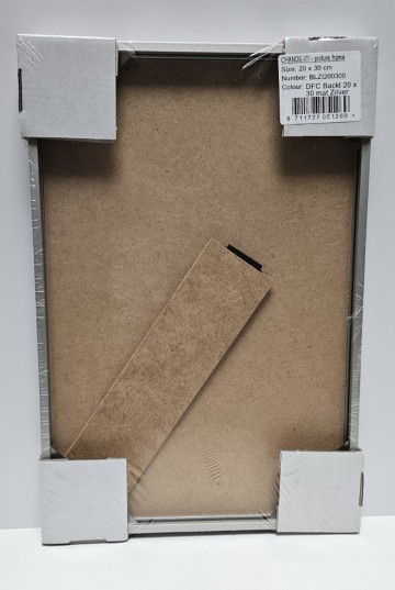 Change it zilver alumnium achterkant 20x30