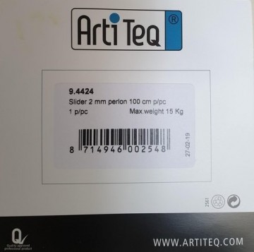 Slider 2mm perlon 94424 achterkant verpakking