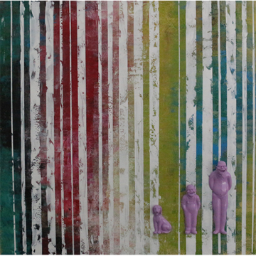 Strepen kleur met poppetjes1730026