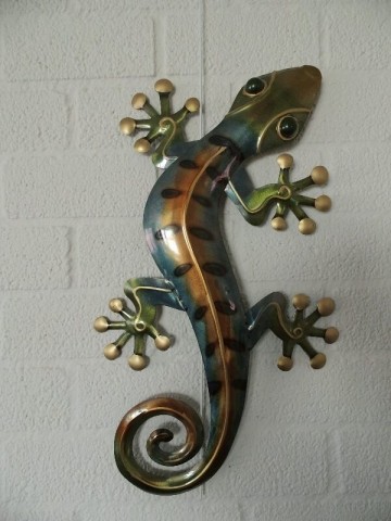 Wanddecoratie gekko